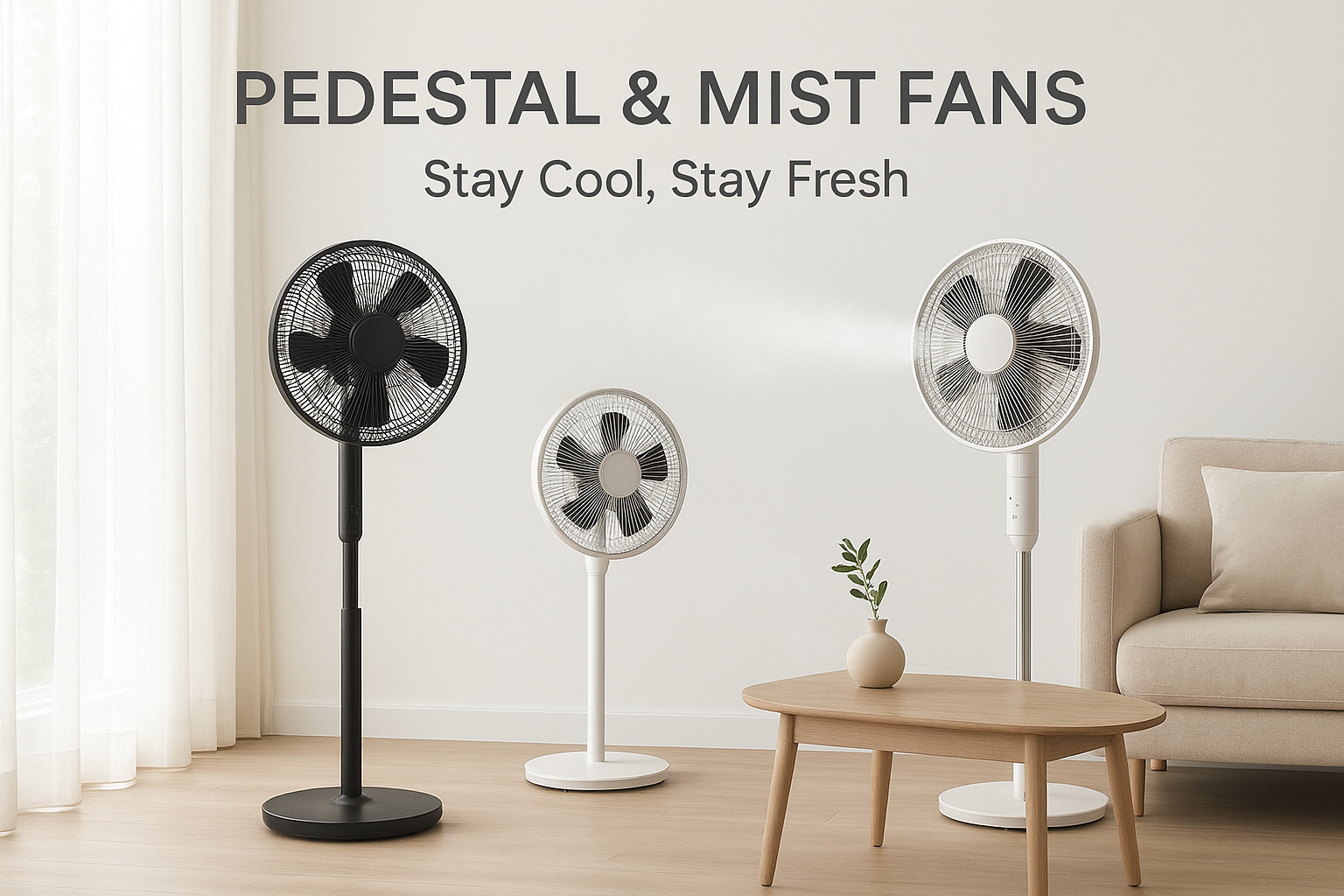 Pedestal & Mist Fans