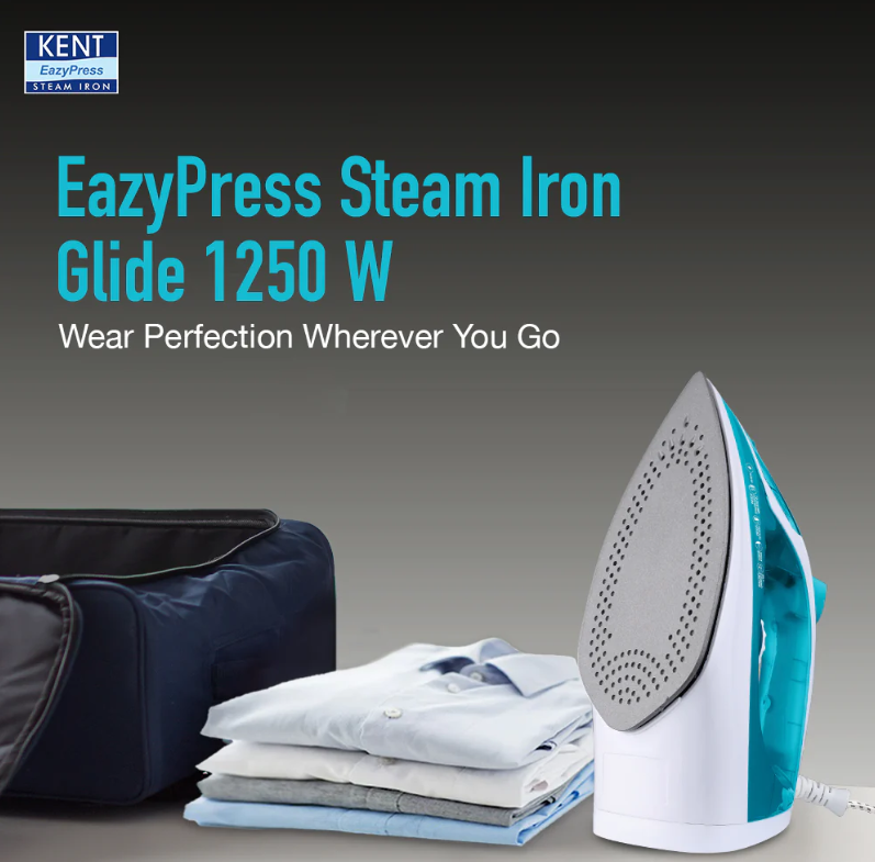 KENT EASY PRESS STEAM IRON GLIDE 1250 W