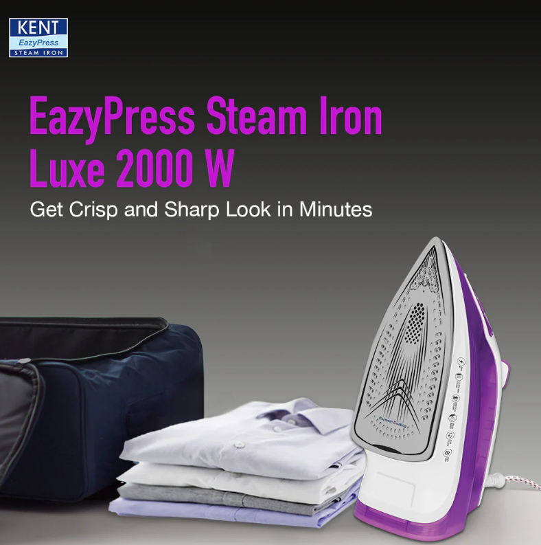 KENT EASY PRESS STEAM IRON LUXE 2000 W