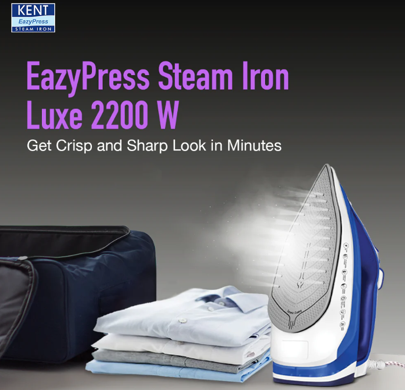 KENT EASY PRESS STEAM IRON LUXE 2200 W