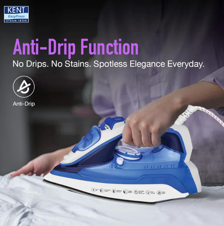 KENT EASY PRESS STEAM IRON LUXE 2200 W