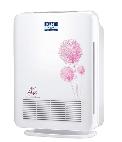 KENT Alps Air Purifier A powerful air purifier with ionizer and HEPA air purification and inbuilt ionizer that helps in removing 99.9% indoor air pollutants