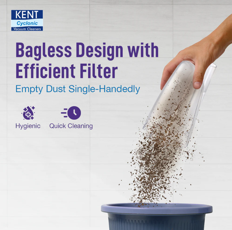 KENT Duster Vacuum Cleaner Convenient & Hand-Held