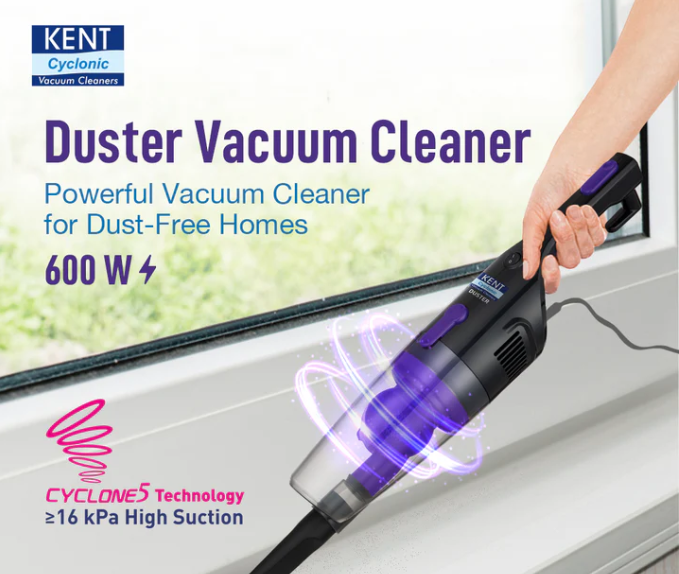 KENT Duster Vacuum Cleaner Convenient & Hand-Held