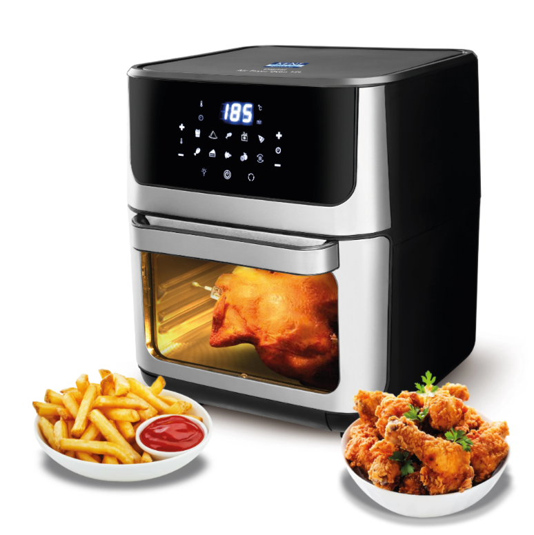 KENT Digital Air Fryer Oven 12L For Baking, Grilling & Roasting