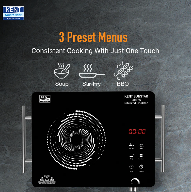 KENT SUNSTAR INFRARED COOKTOP