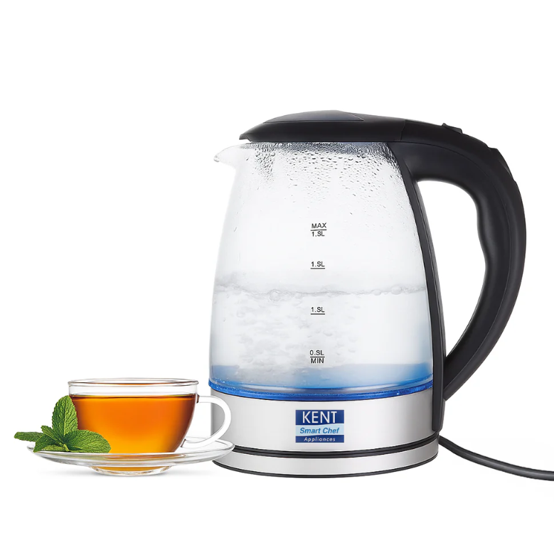 KENT Elegant Electric Glass Kettle