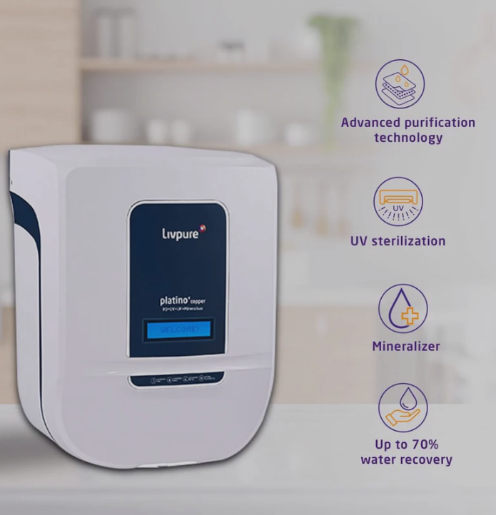 Livpure RO Platino Copper Water Purifier