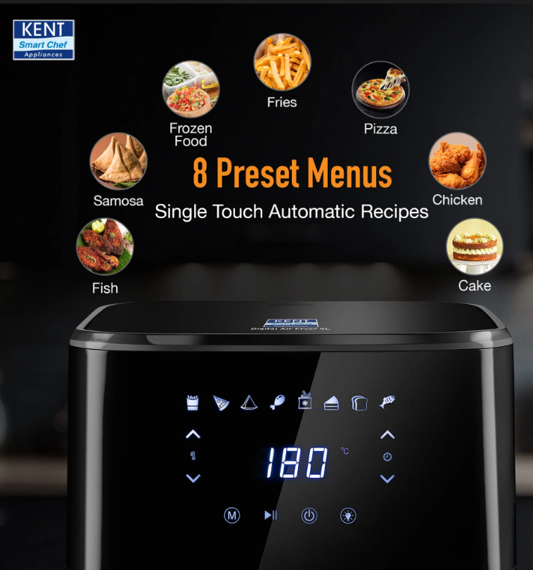 KENT DIGITAL AIR FRYER 5 Ltr.