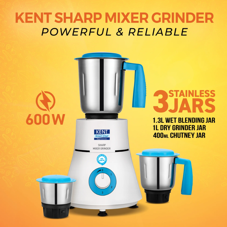 KENT Sharp Mixer Grinder