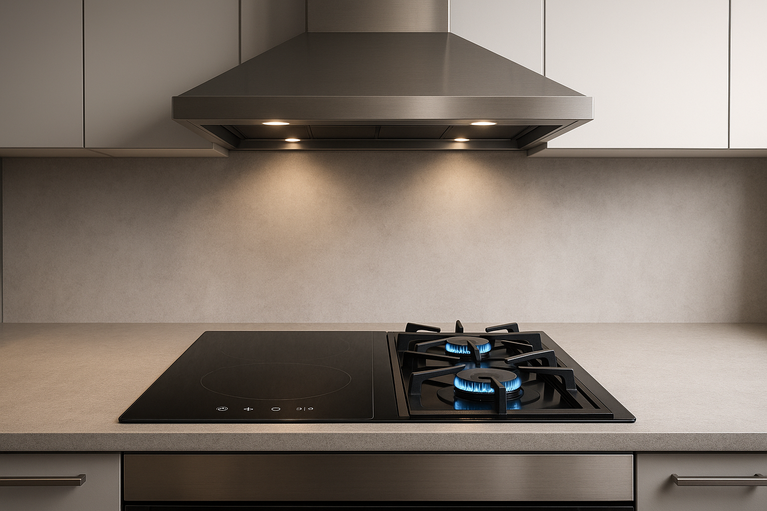 cooktop and hob